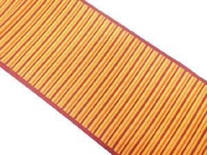 横段模様織り出し　袋帯